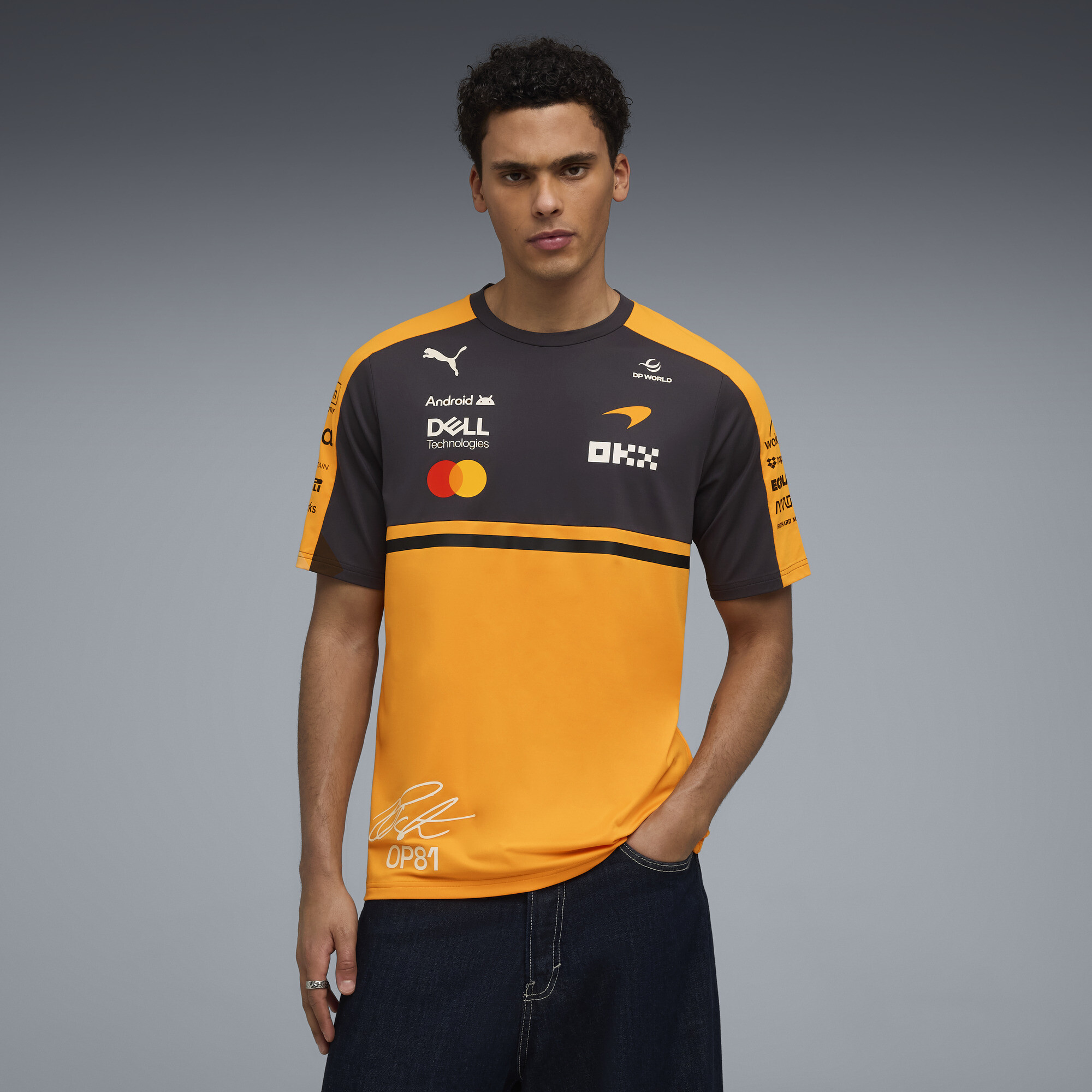 PUMA x McLAREN RACING Replica Piastri T-shirt voor Heren, Maat XL thumbnail 4