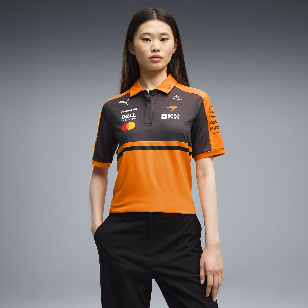 McLAREN MASTERCARD F1 TEAM Replica Polo Women in Papaya by PUMA, XS