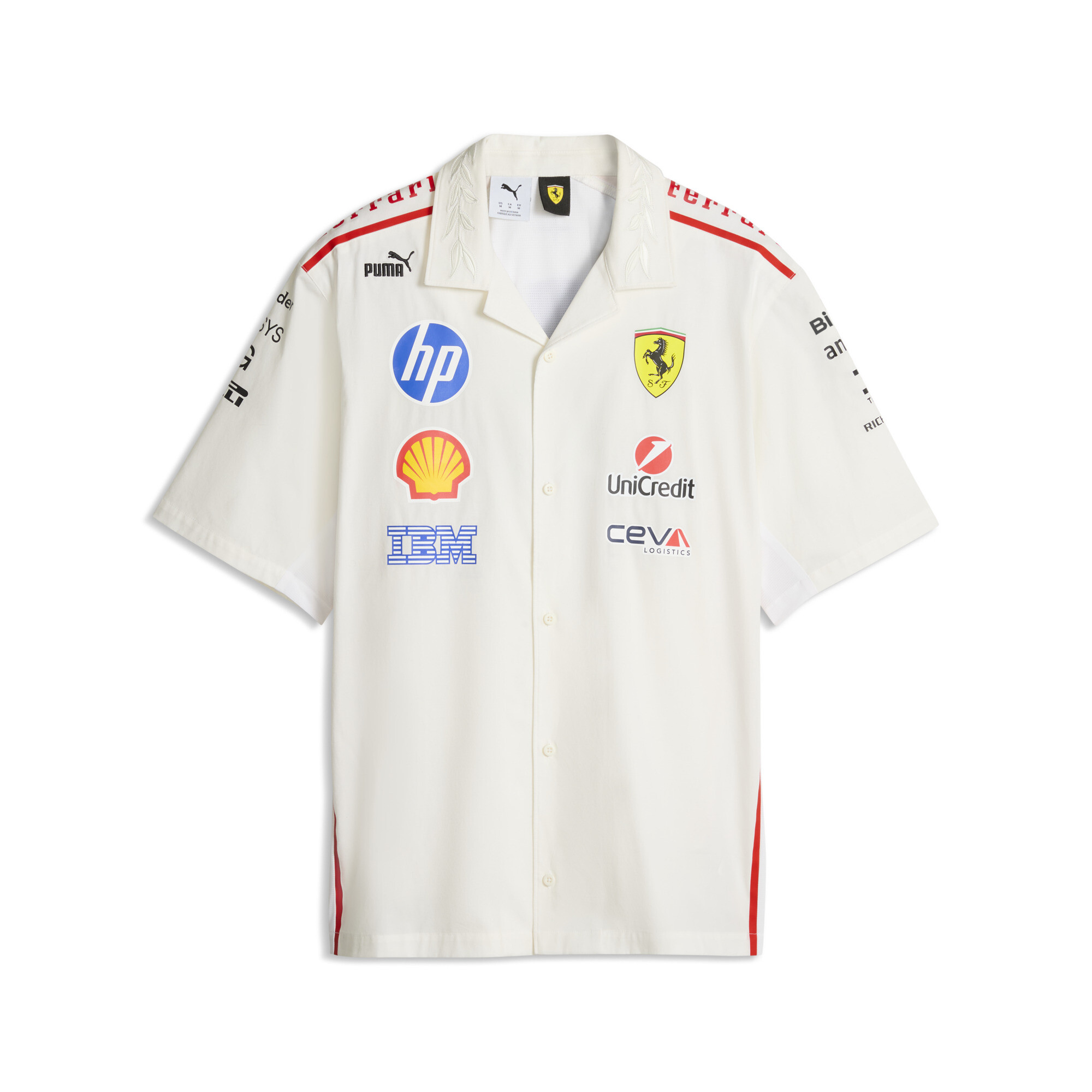 PUMA Scuderia Ferrari HP Replica Monza Shirt Unisex, Accessoires, Weiß, XXL