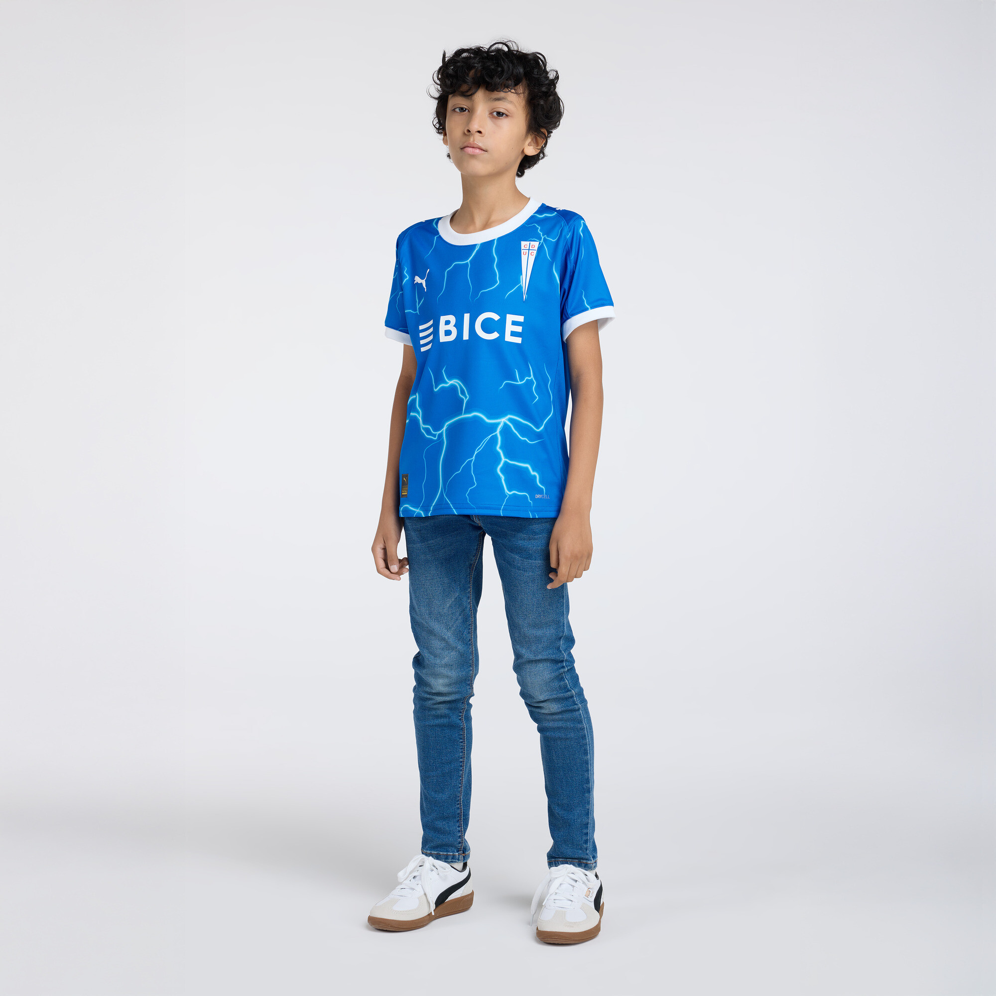 Tercera camiseta Universidad Católica para niños