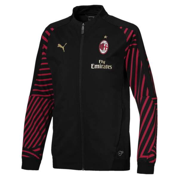 Ac Milan Kids Stadium Jacket Roodzwart Maat 116 Puma puma kopen in de aanbieding