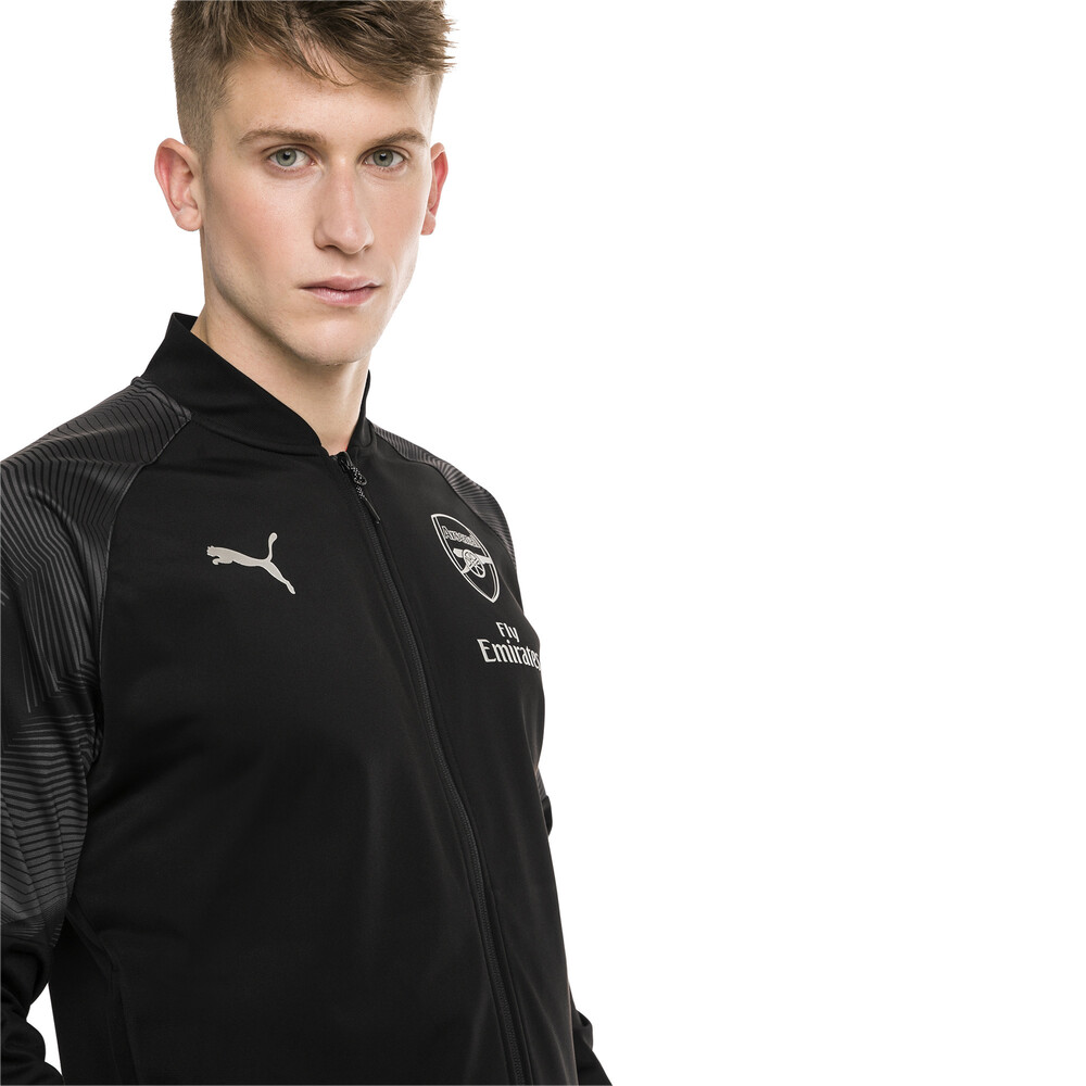 arsenal stadium jacket black