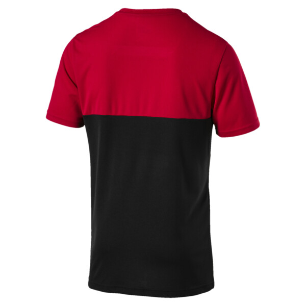 puma black and red t shirt