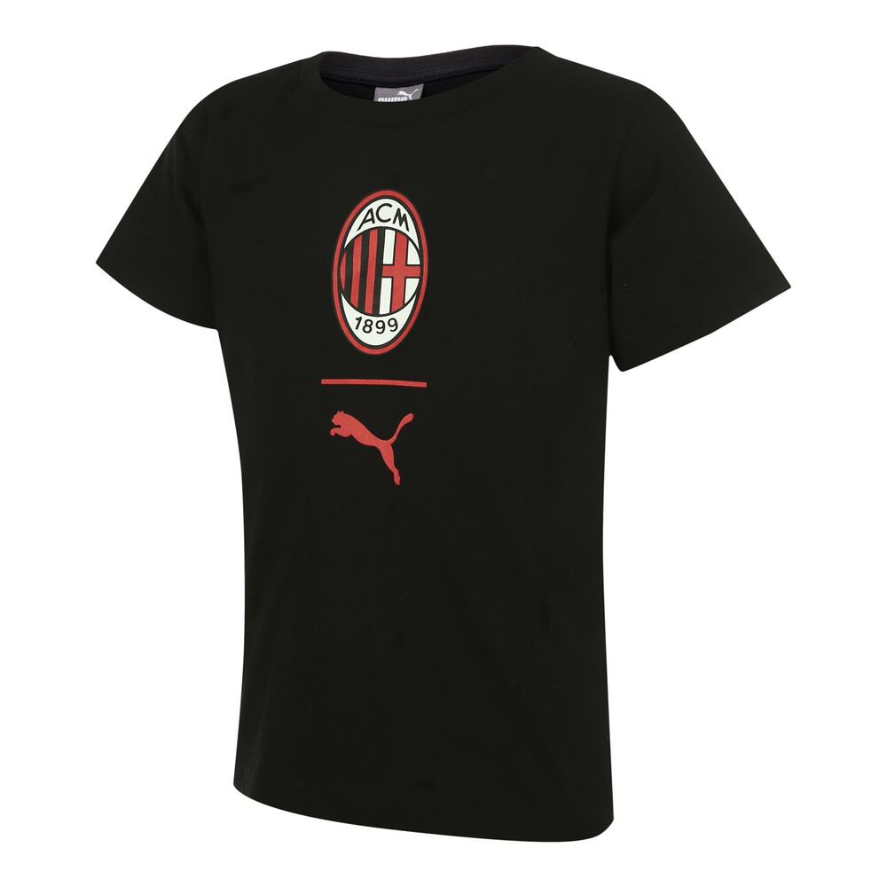 фото Детская футболка ac milan logo tee jr puma