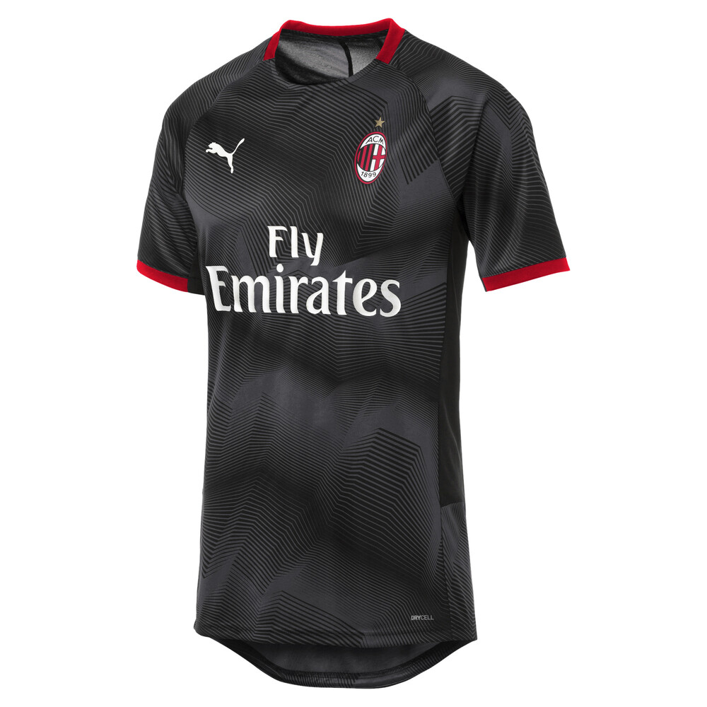 AC Milan Men's Stadium Jersey | Black - PUMA