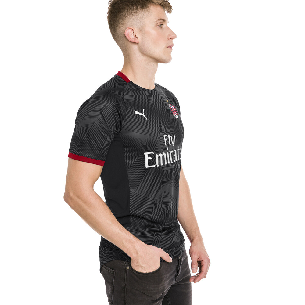 AC Milan Men's Stadium Jersey | Black - PUMA