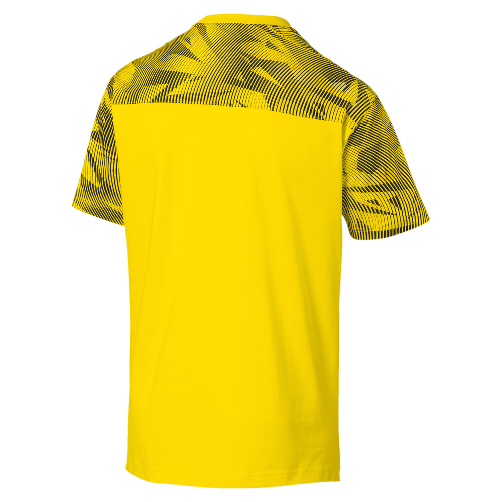 

PUMA - male - Футболка BVB Casuals Tee with Evonik – Cyber Yellow-Puma Black –, Желтый