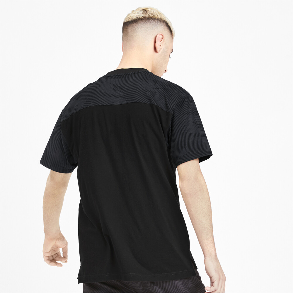 PUMA - male - Футболка BVB Casuals Tee with Evonik – Puma Black-Phantom Black –, Черный
