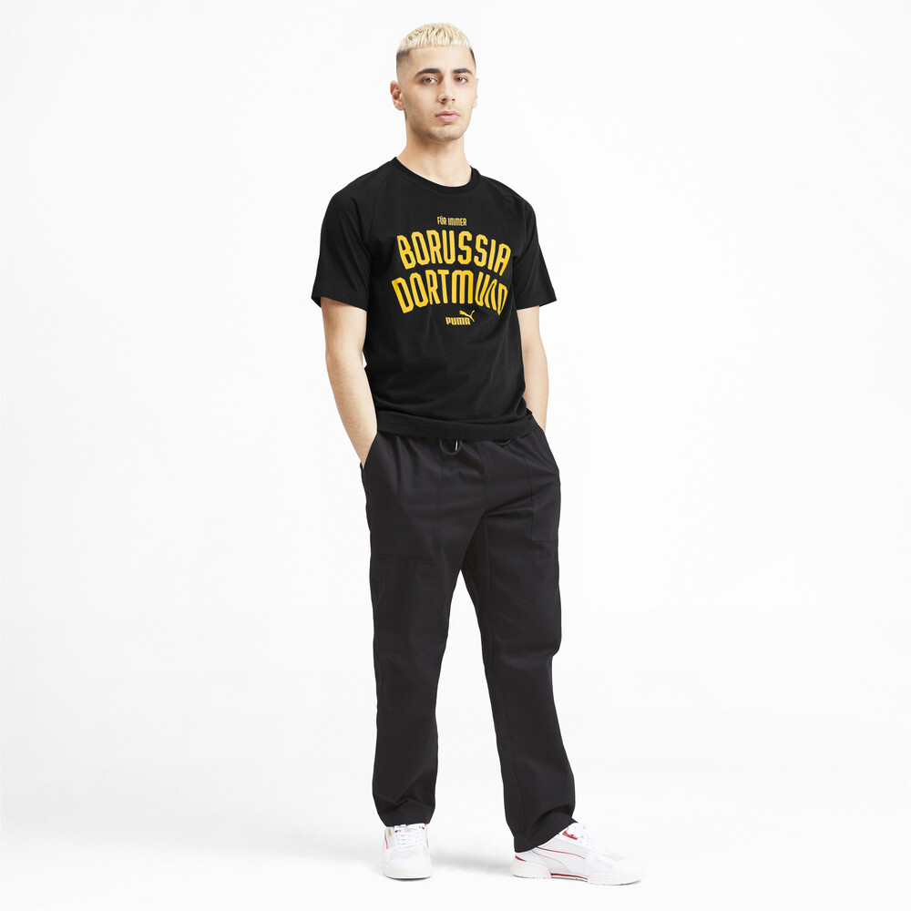 

PUMA - male - Футболка BVB Premium Tee – Puma Black –, Черный