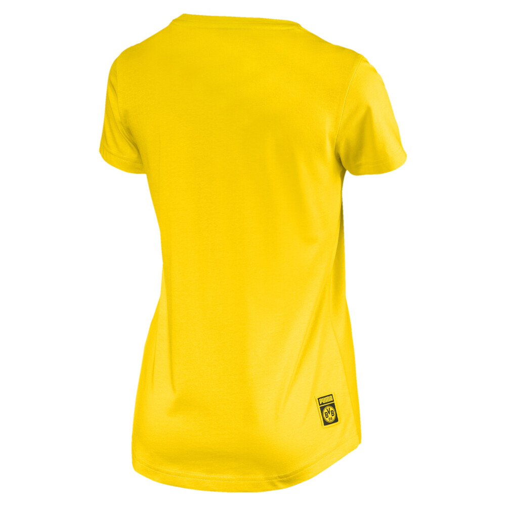 

PUMA - female - Футболка BVB DNA Women's Tee – Cyber Yellow –, Желтый