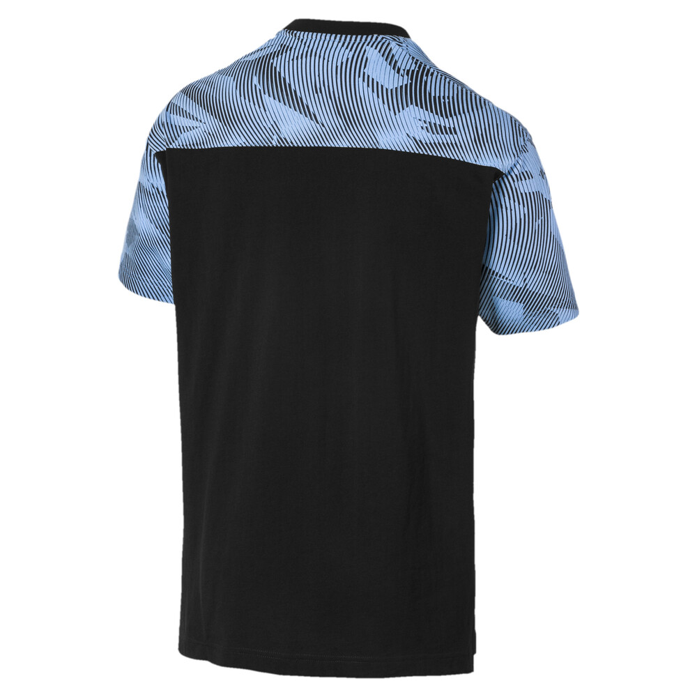 

PUMA - male - Футболка MCFC Casuals T-Shirt – Puma Black-Team Light Blue –, Черный