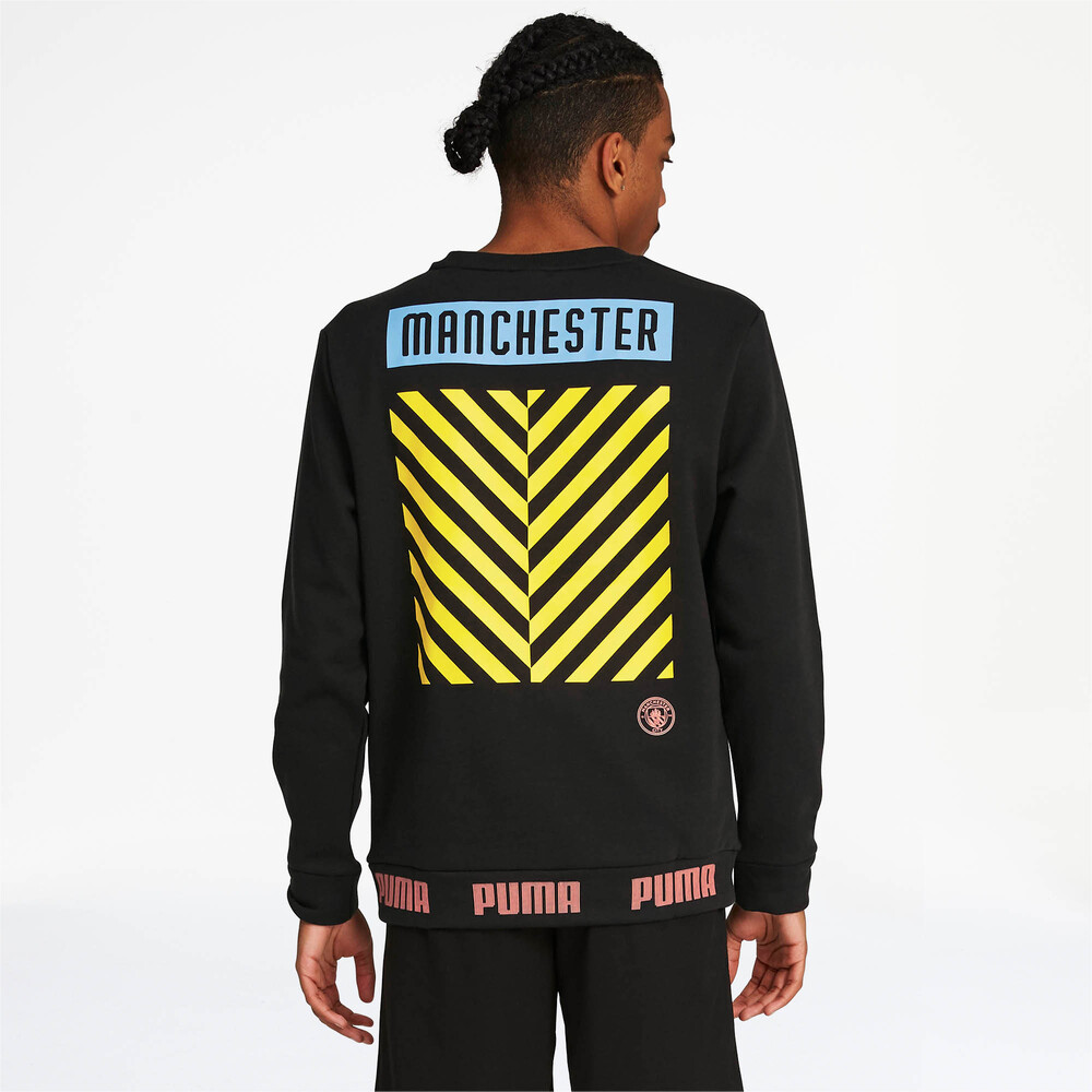 

PUMA - male - Толстовка MCFC FtblCulture Sweater – Puma Black-Georgia Peach –, Черный