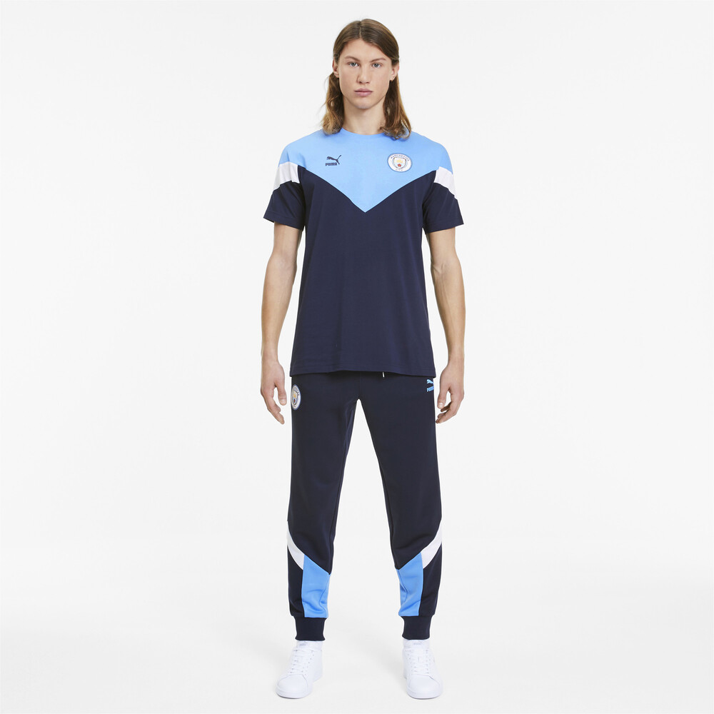 

PUMA - male - Штаны MCFC Iconic MCS Track Pants – Peacoat-Team Light Blue –, Синий