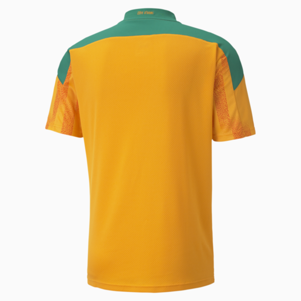 Ivory Coast Home Replica Men's Jersey, Flame Orange-Pepper Green, large-ZAF