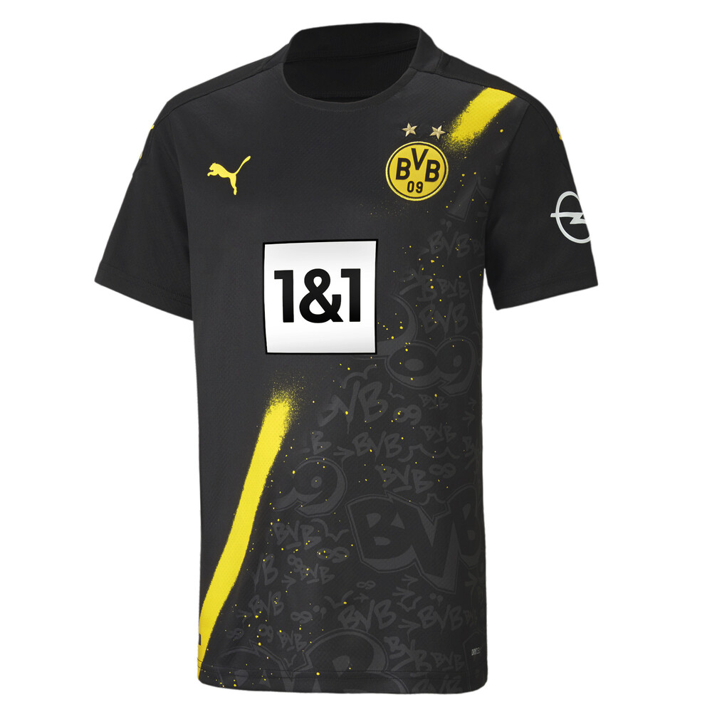 фото Детская футболка bvb away replica short sleeve youth jersey puma