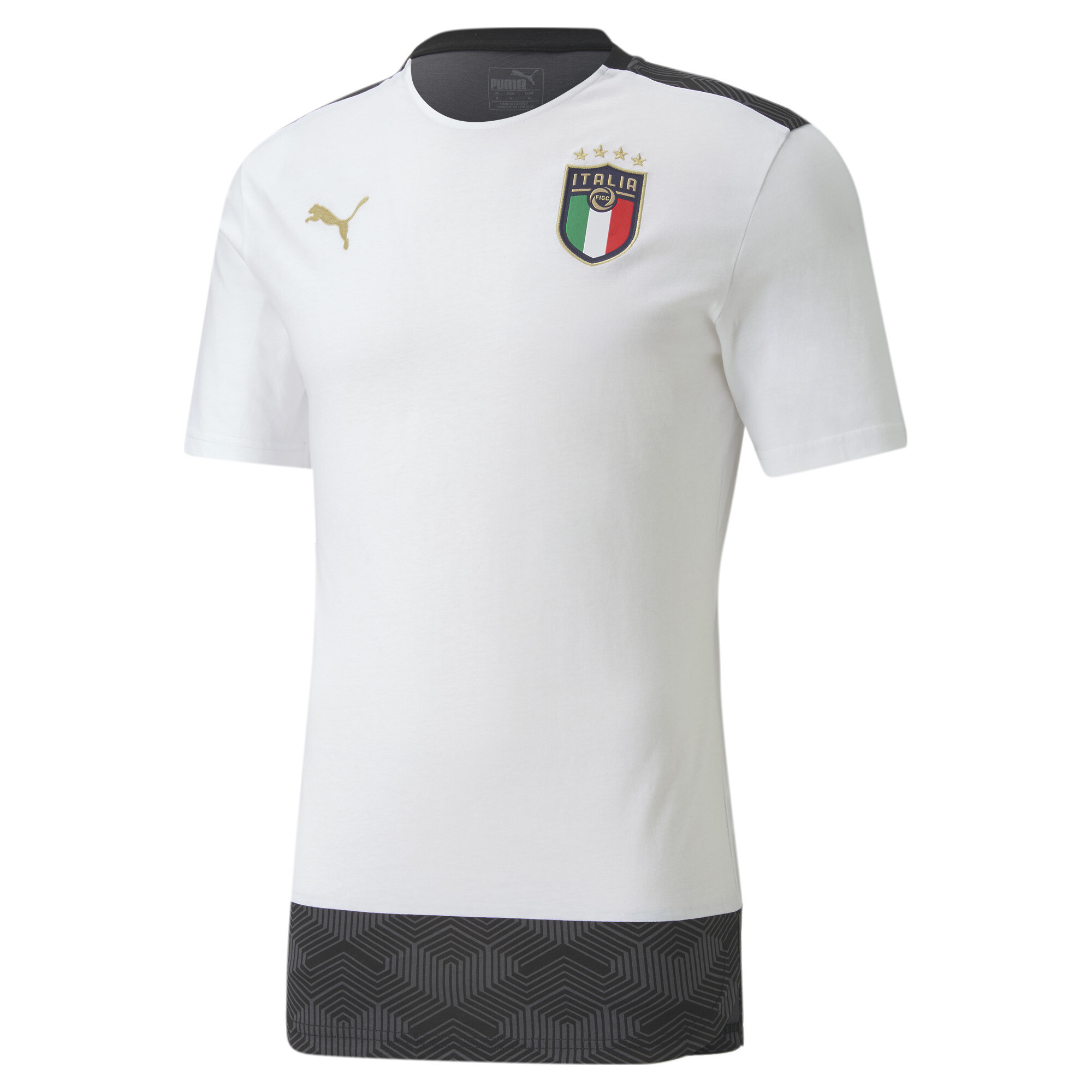 【プーマ公式通販】 プーマ FIGC イタリア カジュアル Tシャツ 半袖 メンズ Puma White-Puma Team Gold ｜PUMA.com