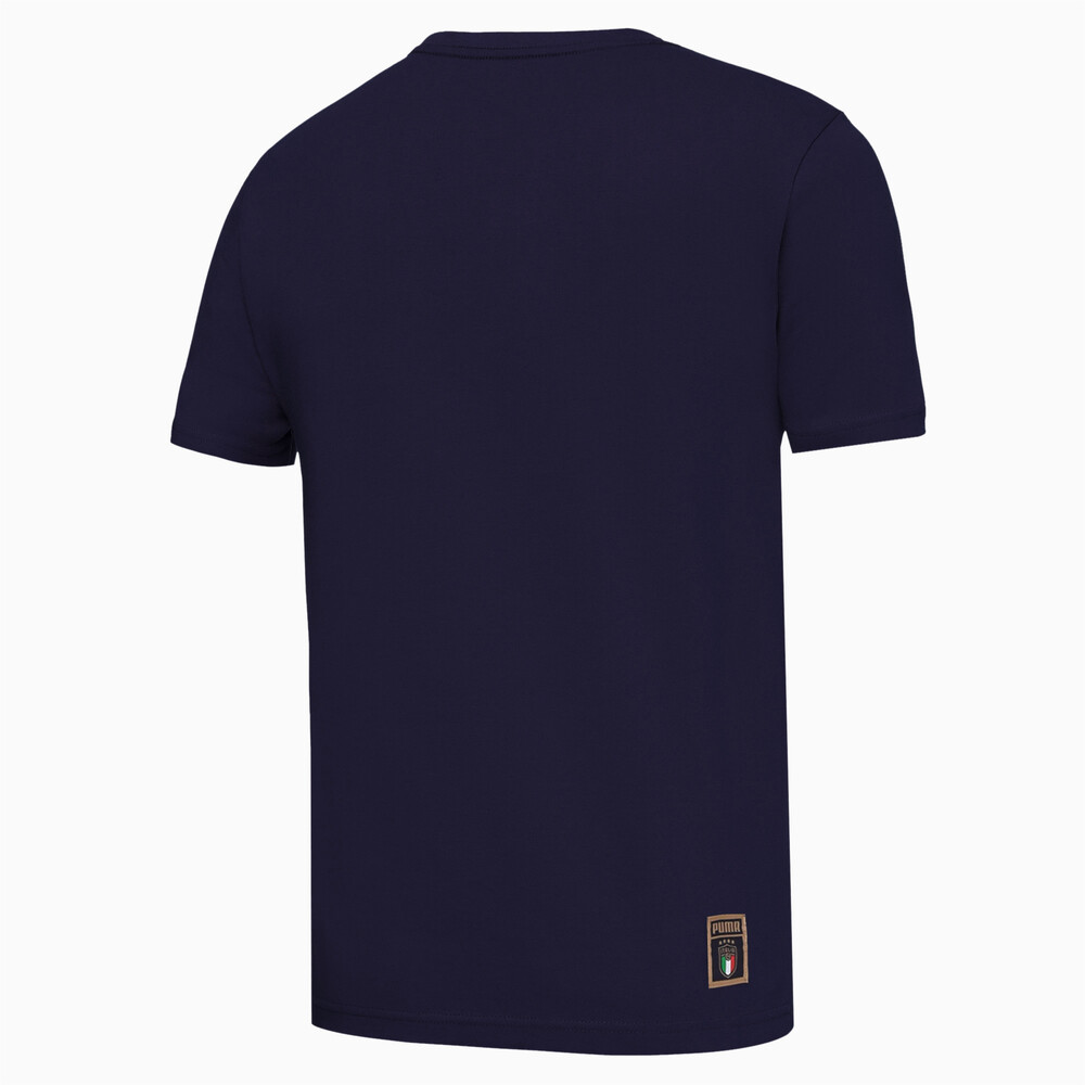 PUMA - male - Футболка FIGC PUMA DNA Tee – Peacoat-Team gold –, Синий