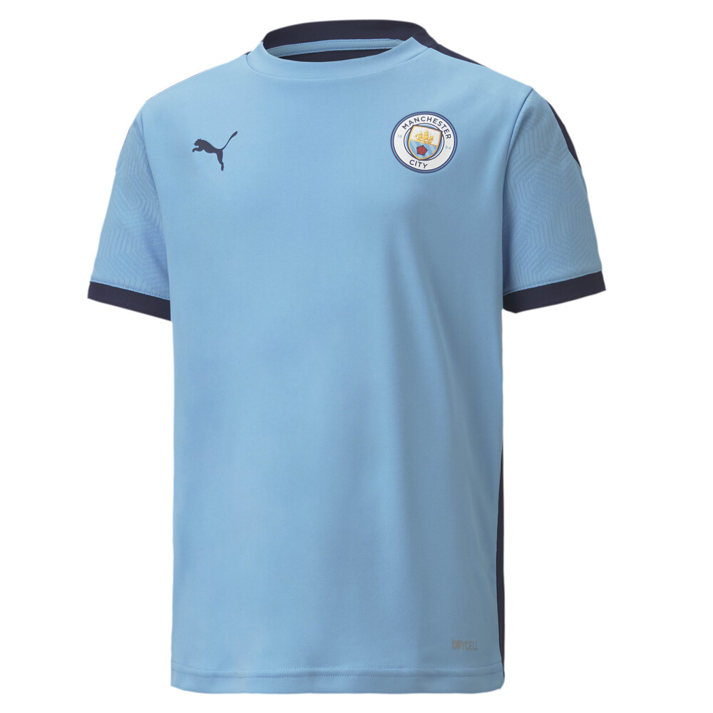 фото Детская футболка mcfc training jersey jr puma