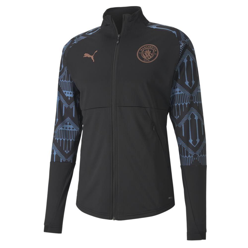 Man City Men's Stadium Jacket | Black | Puma - PUMA South ...