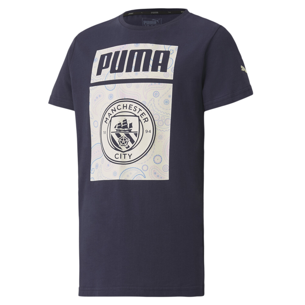 фото Детская футболка mcfc ftblcore graphic tee jr puma