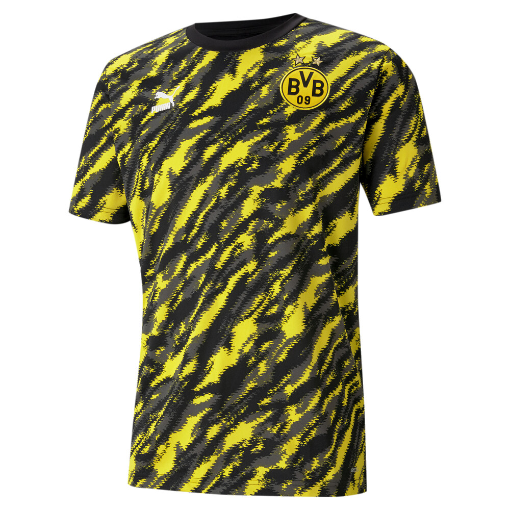 фото Футболка bvb iconic mcs graphic men's football tee puma