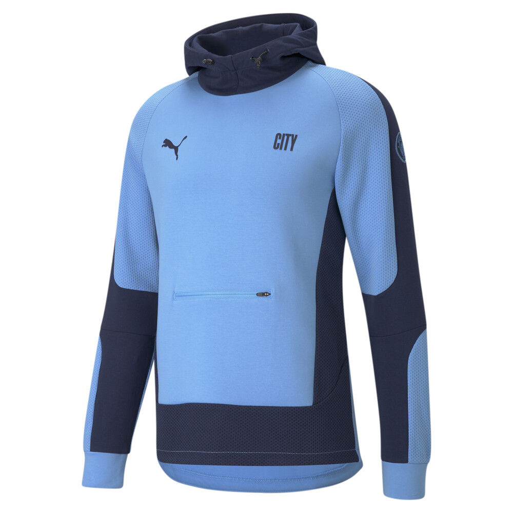 фото Толстовка man city evostripe men's football hoodie puma