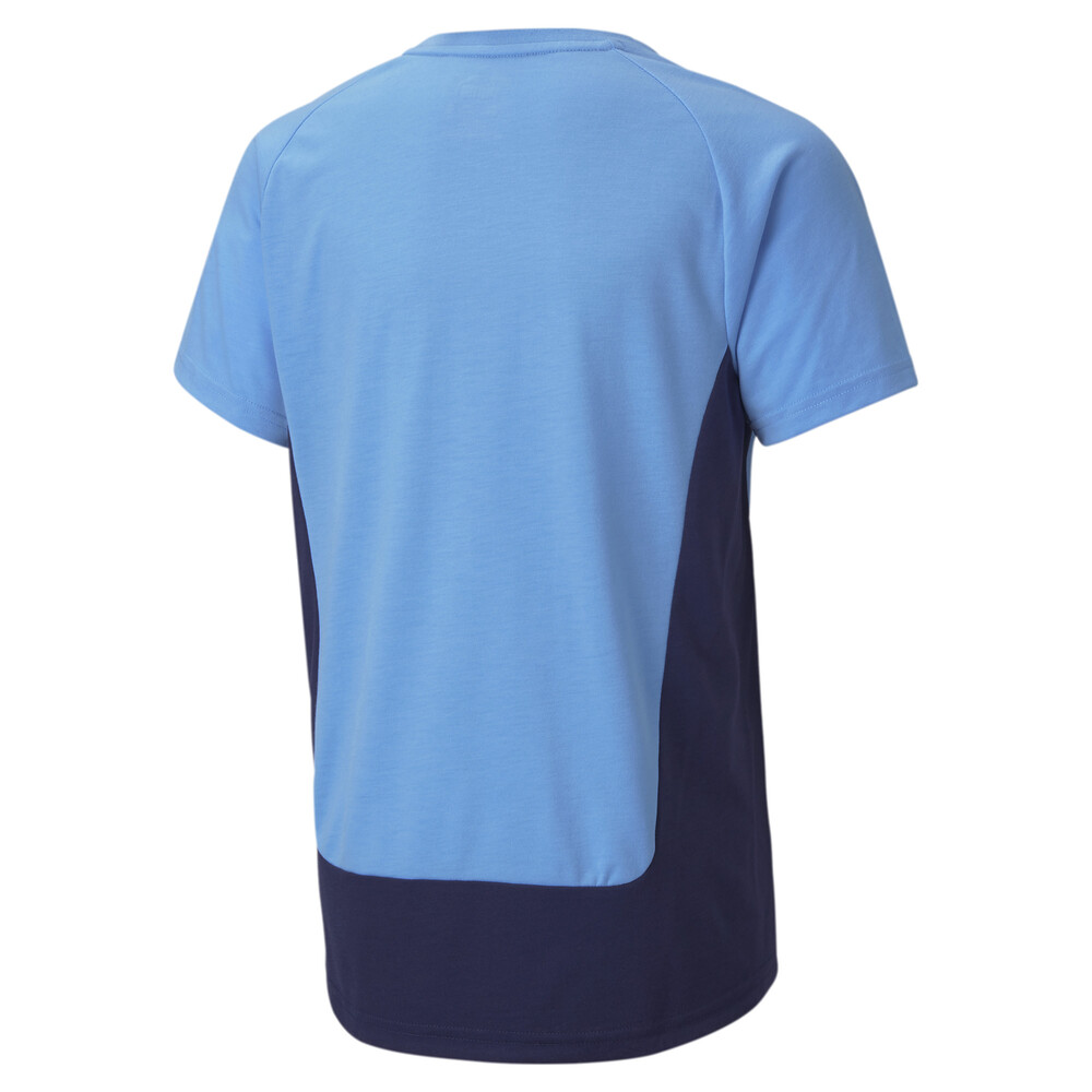 фото Детская футболка man city evostripe youth football tee puma