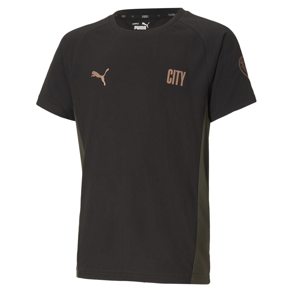 фото Детская футболка man city evostripe youth football tee puma