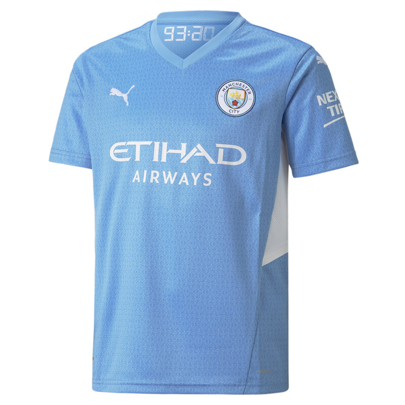 

PUMA Manchester City Home Youth Replica Jersey, White/black/blue