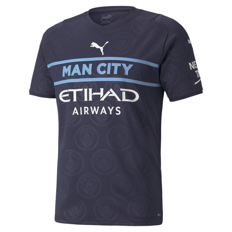 

Men's PUMA Manchester City F.C. 3rd Replica T-Shirt, White/purple