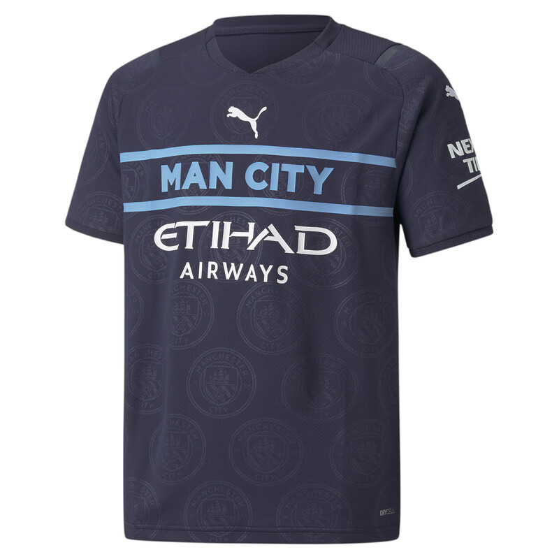 

PUMA Manchester City 3rd Youth Replica Shirt, White/purple