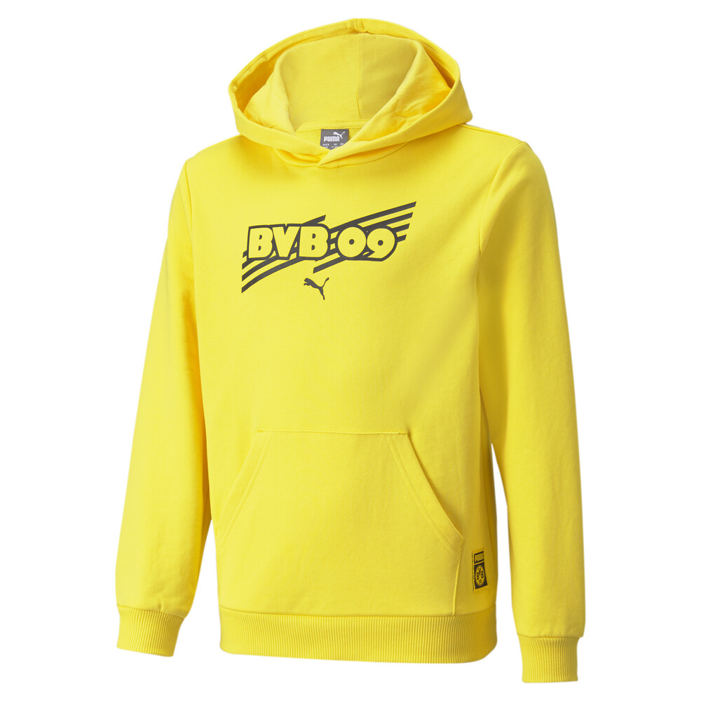 фото Детская толстовка bvb ftblcore youth football hoodie puma