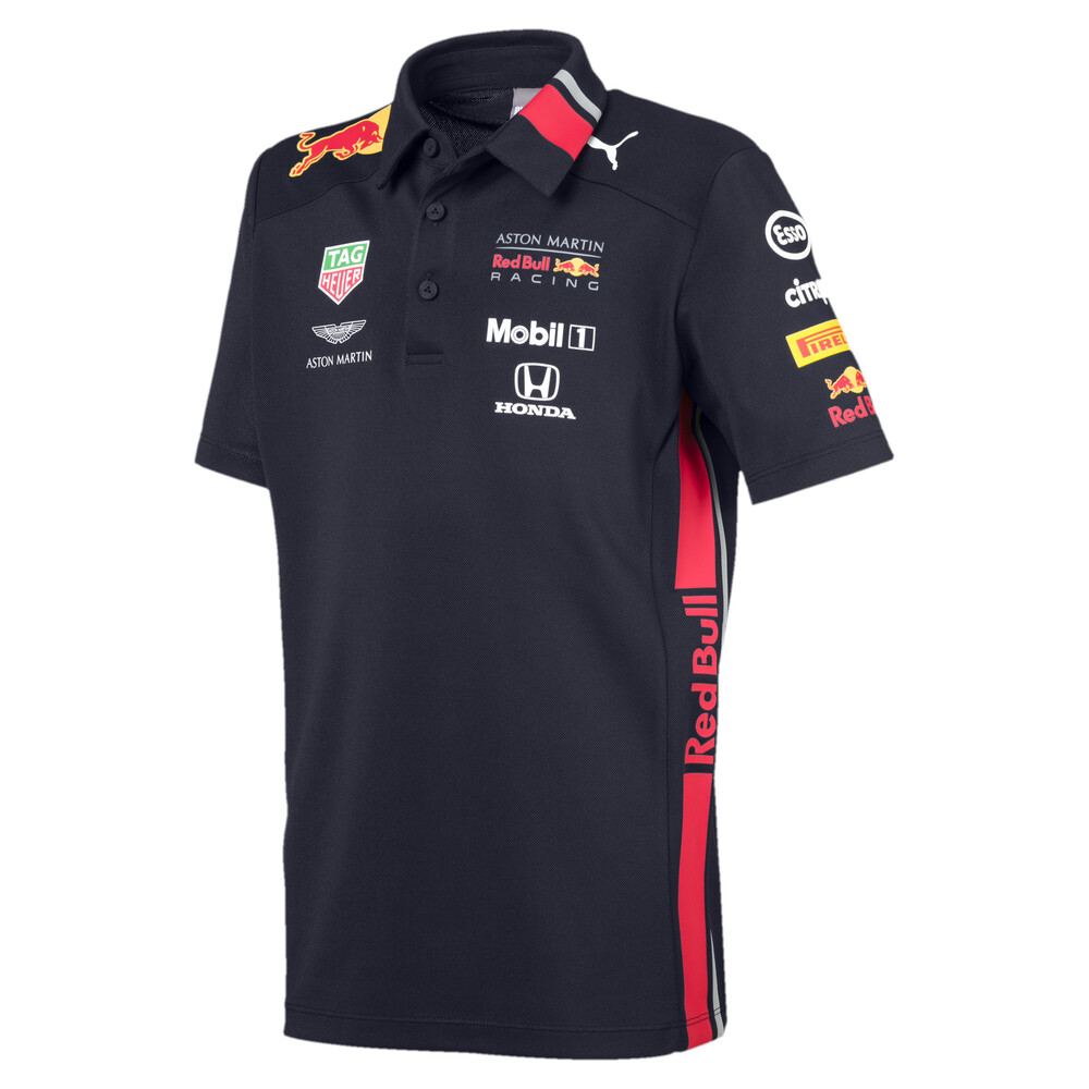 Red Bull Racing Team Boys Polo Blue Puma