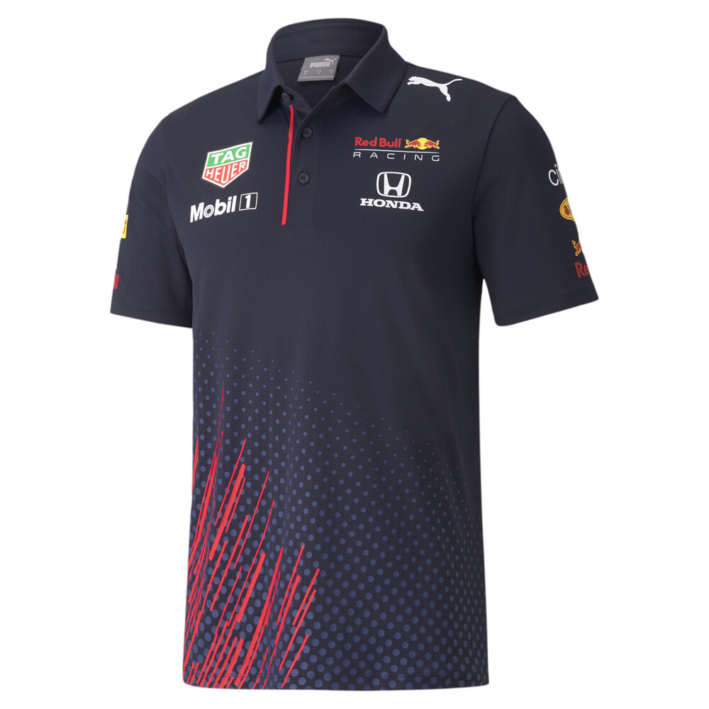 Red Bull Racing Team Men's Polo Shirt | Blue - PUMA