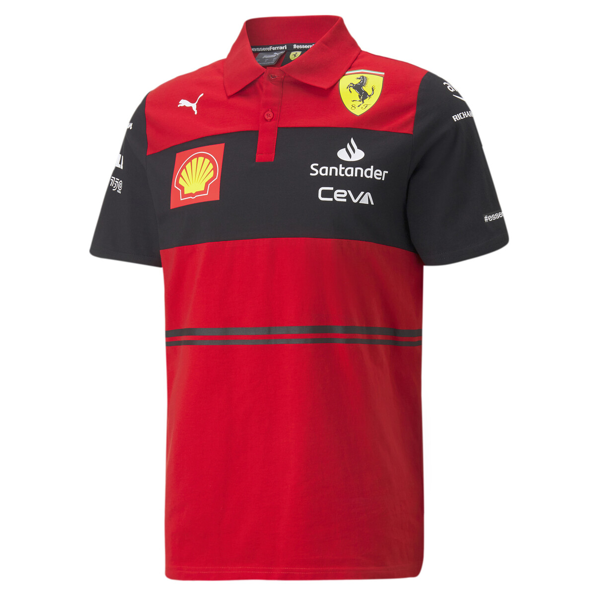 Scuderia Ferrari Team Men's Polo Shirt in Rosso Corsa by PUMA, XL