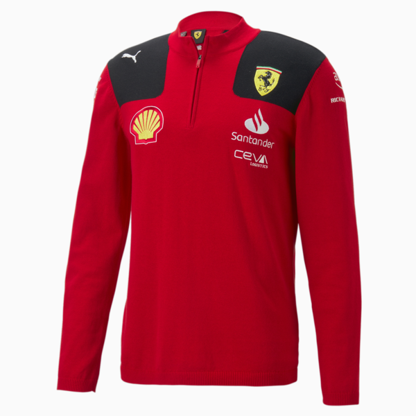 Scuderia Ferrari 2023 Team Replica Sweatshirt, Rosso Corsa, large-ZAF