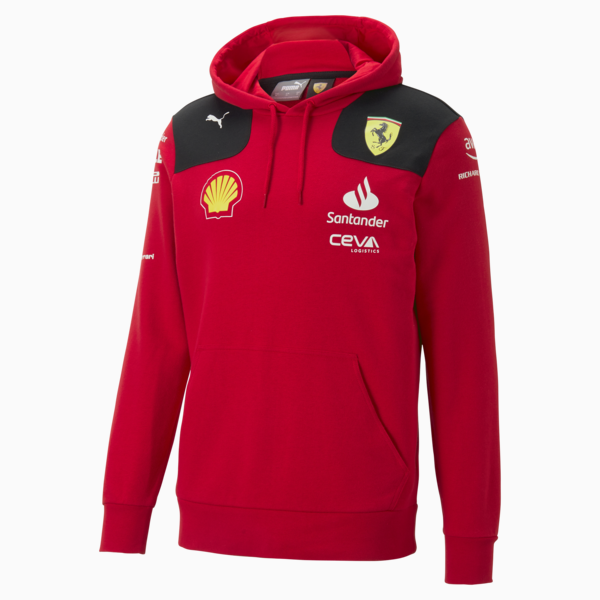 Scuderia Ferrari Team Hoodie, Rosso Corsa, large-MEX