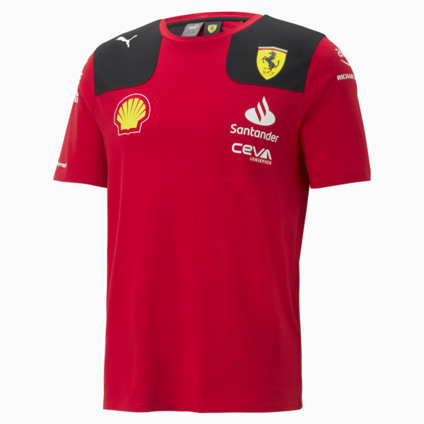 Scuderia Ferrari 2023 Team Replica Tee, Rosso Corsa, large-ZAF