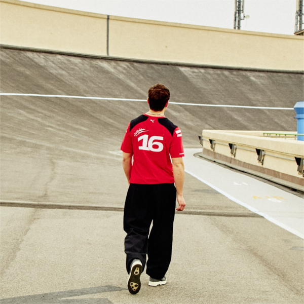 Scuderia Ferrari 2023 Team Replica Charles Leclerc Tee, Rosso Corsa, large-ZAF