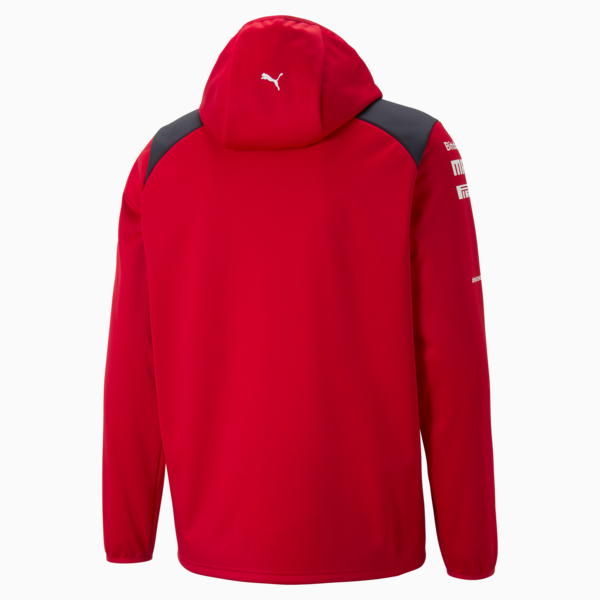 Scuderia Ferrari 2023 Team Replica Softshell Jacket, Rosso Corsa, large-ZAF