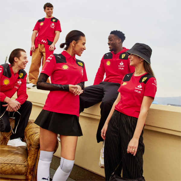 Scuderia Ferrari 2023 Team Replica Polo Women, Rosso Corsa, large-ZAF