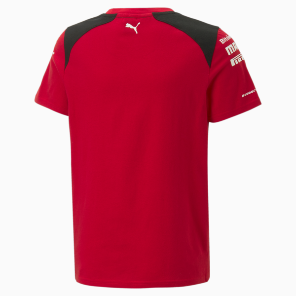 Scuderia Ferrari 2023 Team Replica Tee Youth, Rosso Corsa, large-ZAF