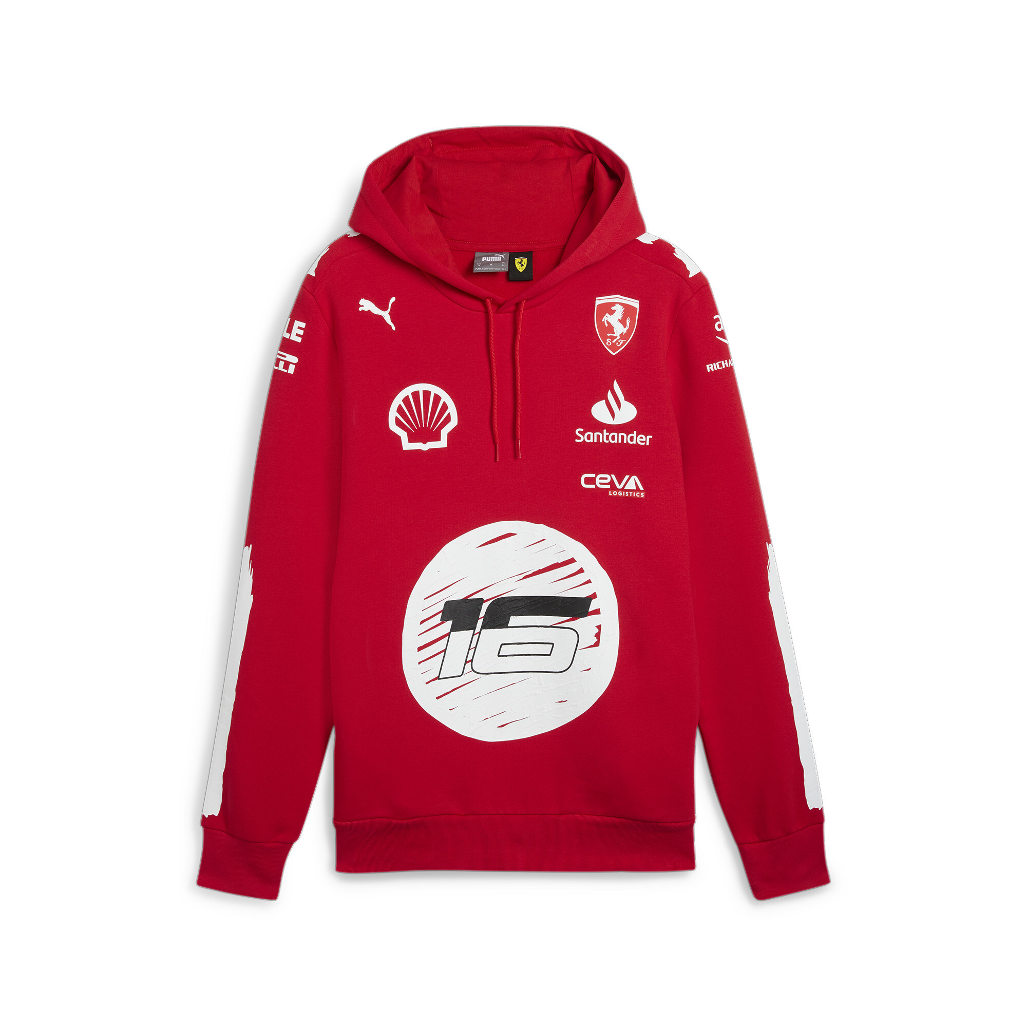 Men's Puma Joshua Vides For Scuderia Ferrari Hoodie, Red, Size L, Clothing