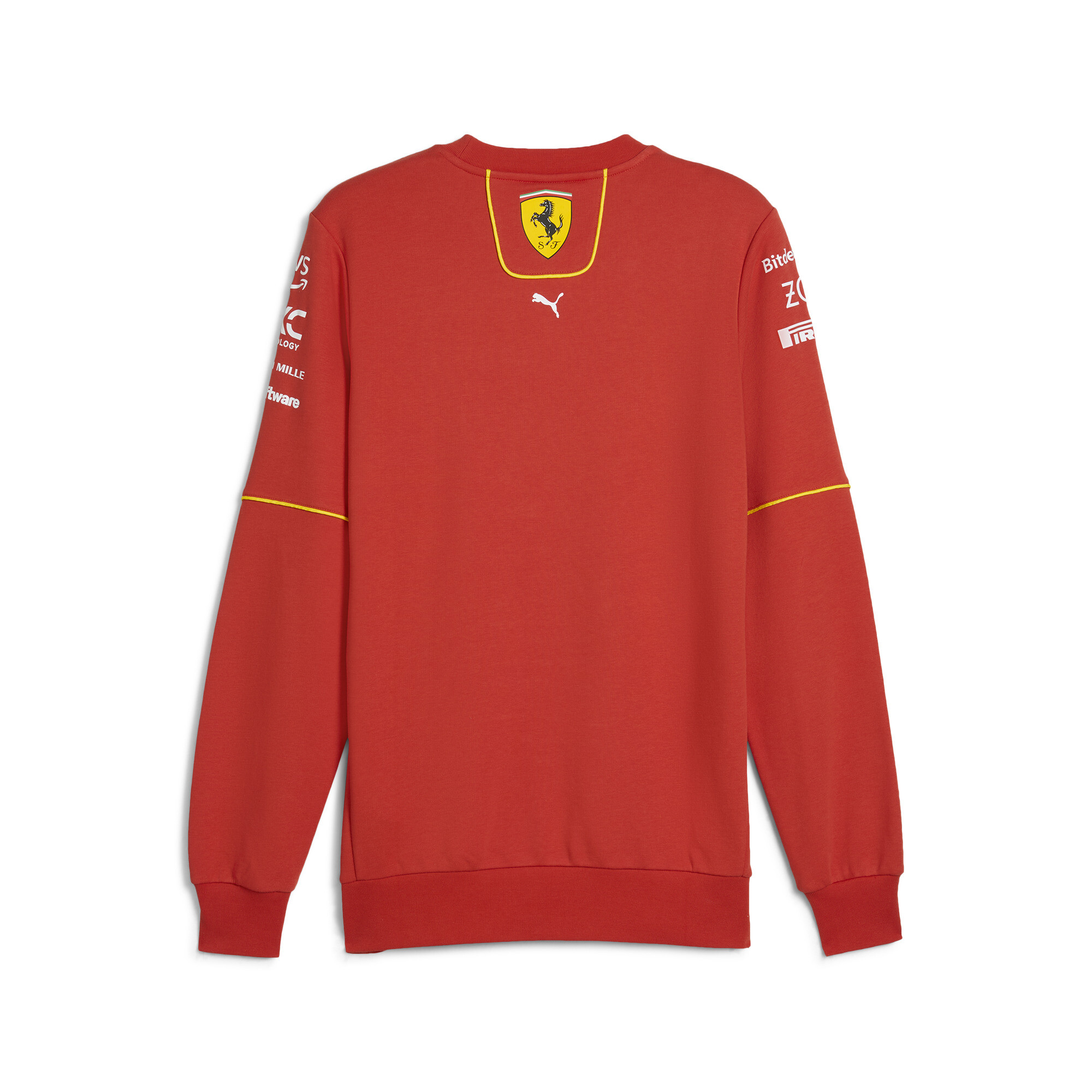 Men's Puma Scuderia Ferrari 2024 Replica Collection Team Sweatshirt, Red, Size 3XL, Clothing