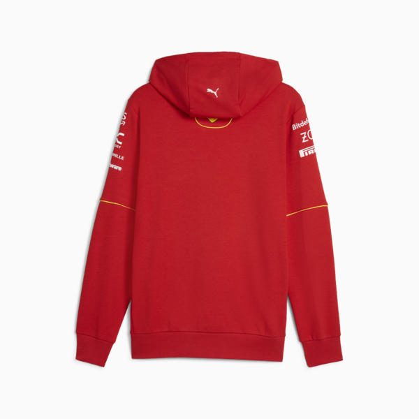 Scuderia Ferrari Team Men's Hoodie, Burnt Red, large-MEX