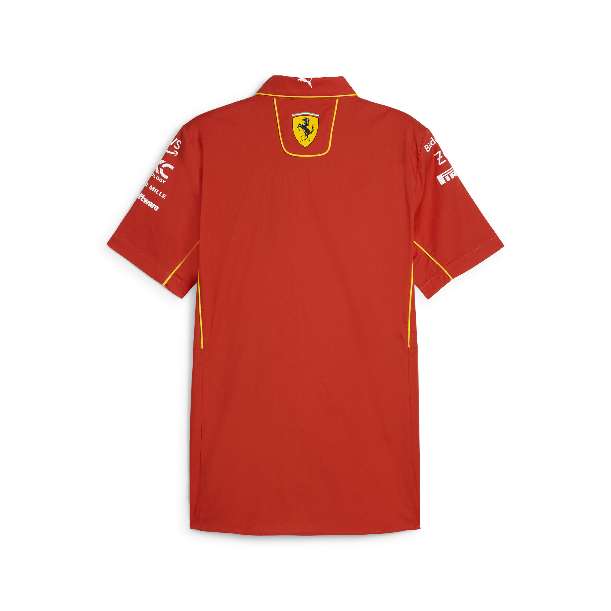 Men's Puma Scuderia Ferrari 2024 Replica Collection Team Shirt, Red, Size L, Clothing