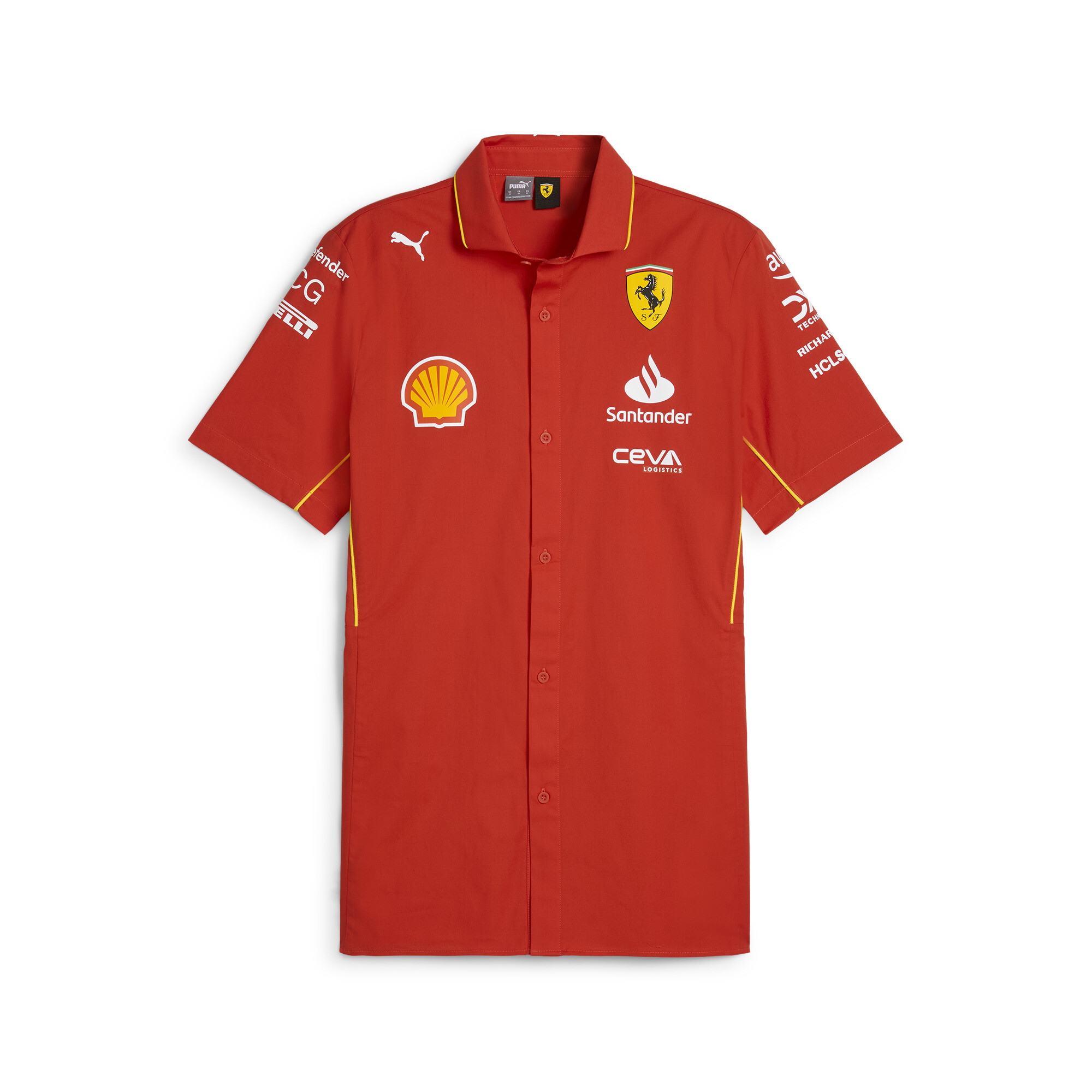 Puma Scuderia Ferrari Team T-Shirt Für Herren | Mit Plain | Burnt Red | Größe: M