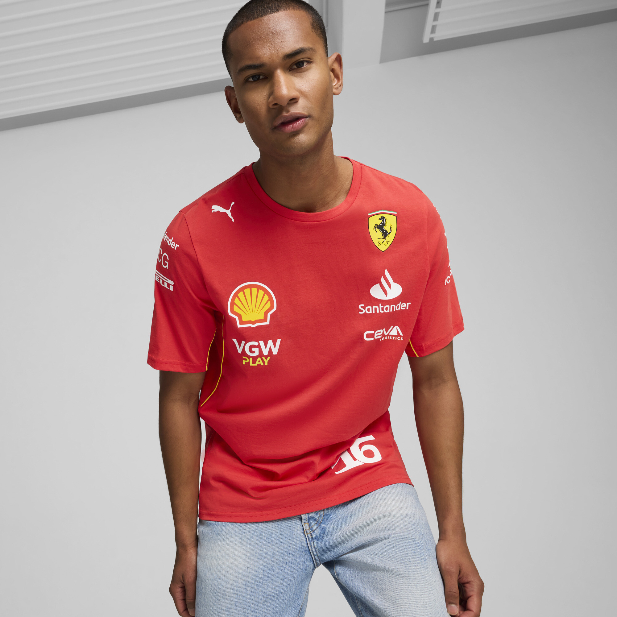 Scuderia Ferrari Leclerc Tee | Scuderia Ferrari | PUMA