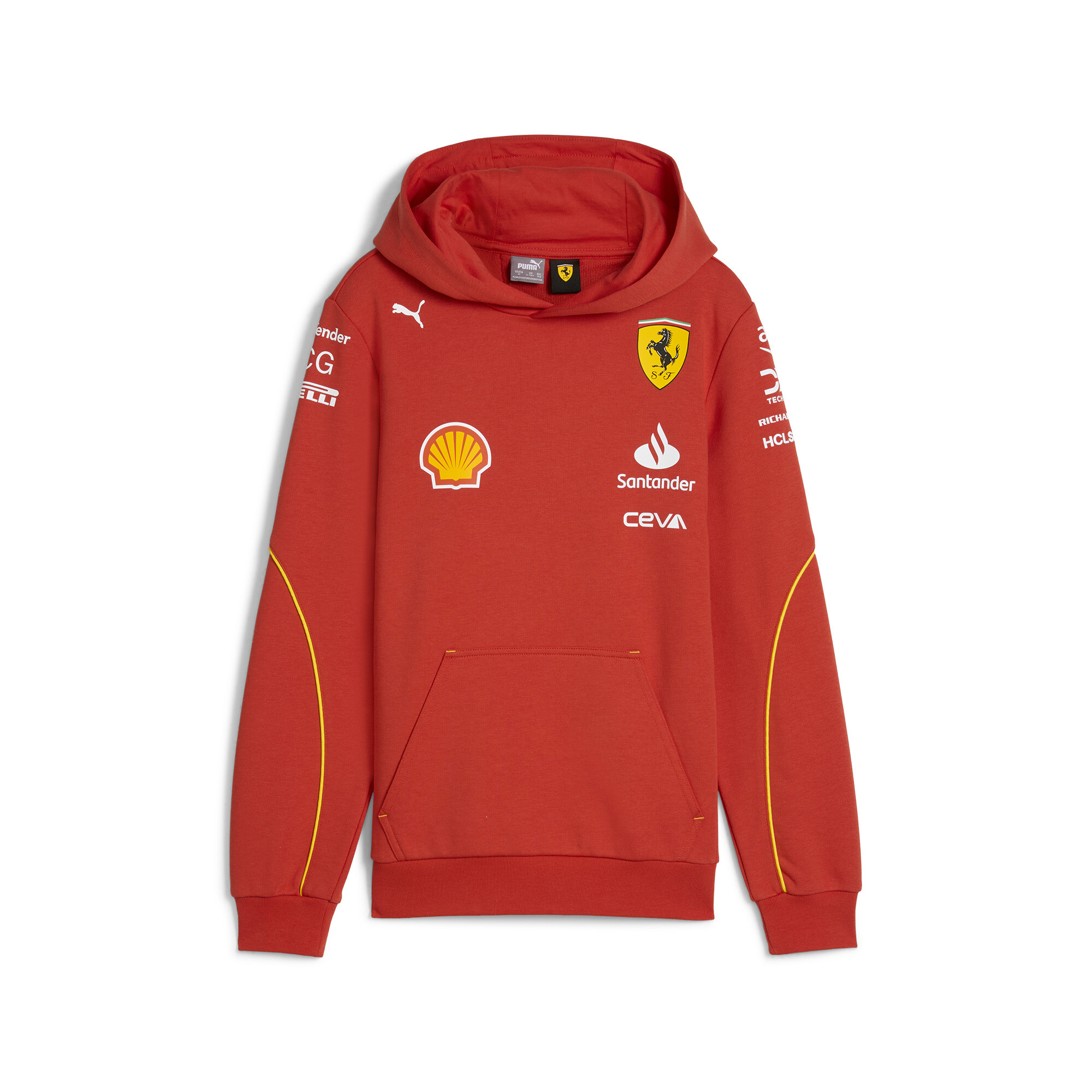 Puma Scuderia Ferrari 2024 Replica Collection Team Hoodie Kids, Red, Size 13-14Y, Clothing