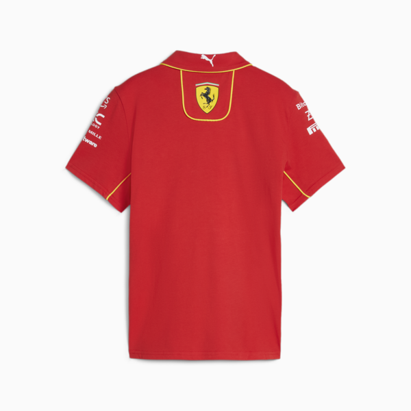 Playera polo Scuderia Ferrari 2024 Replica, Burnt Red, large-MEX